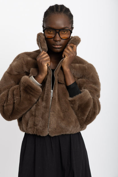 Manteau Fausse Fourrure NEO